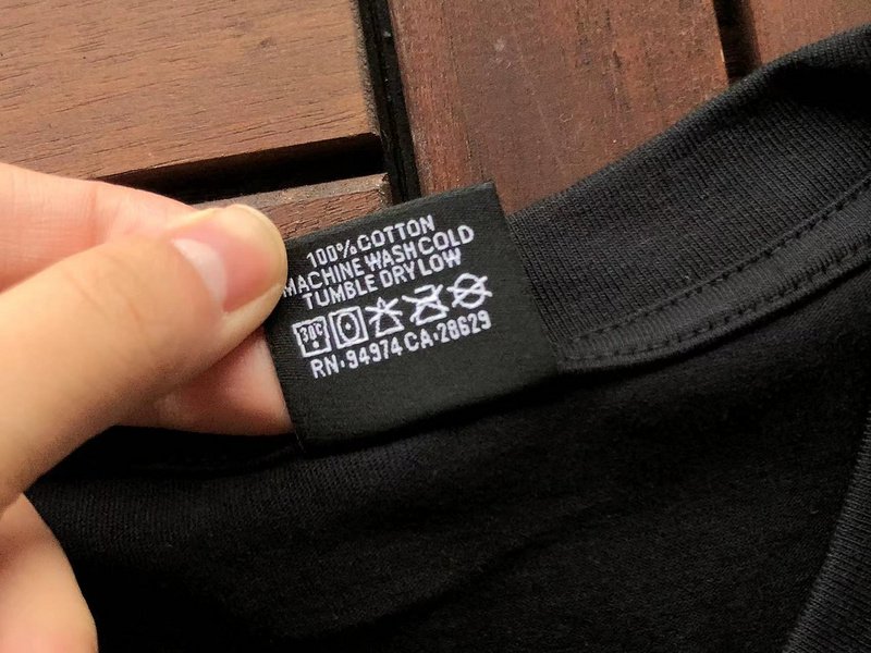 Футболка Stussy Front Lettering In Rectangle "Black" фото № 4