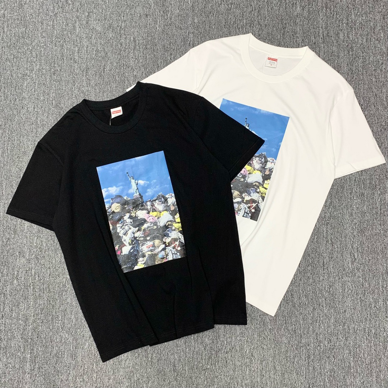 Футболка Supreme Cartoon Statue Of Liberty "Black" фото № 2