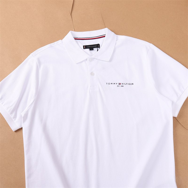 Поло Tommy Jeans Plain With Small Logo "White" фото № 2
