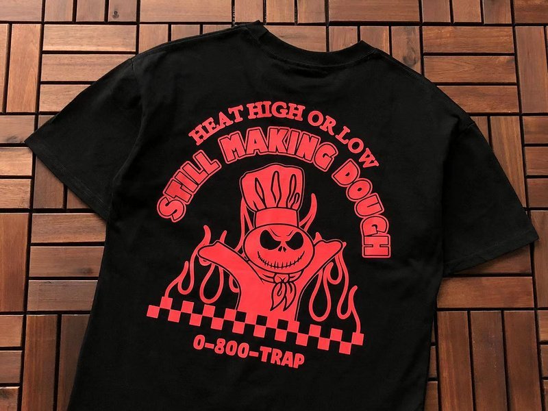 Футболка Trapstar Cook Print "Black" фото № 2