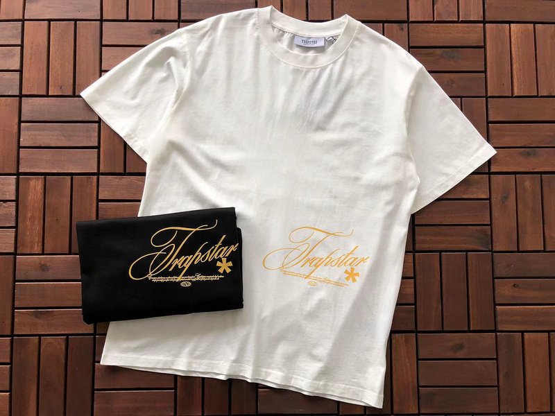 Футболка Trapstar Eagle With Logo Inscription And Star "White" фото № 2