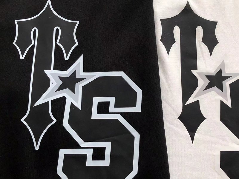 Футболка Trapstar Logo Letters And Star Front Print "Black" фото № 4