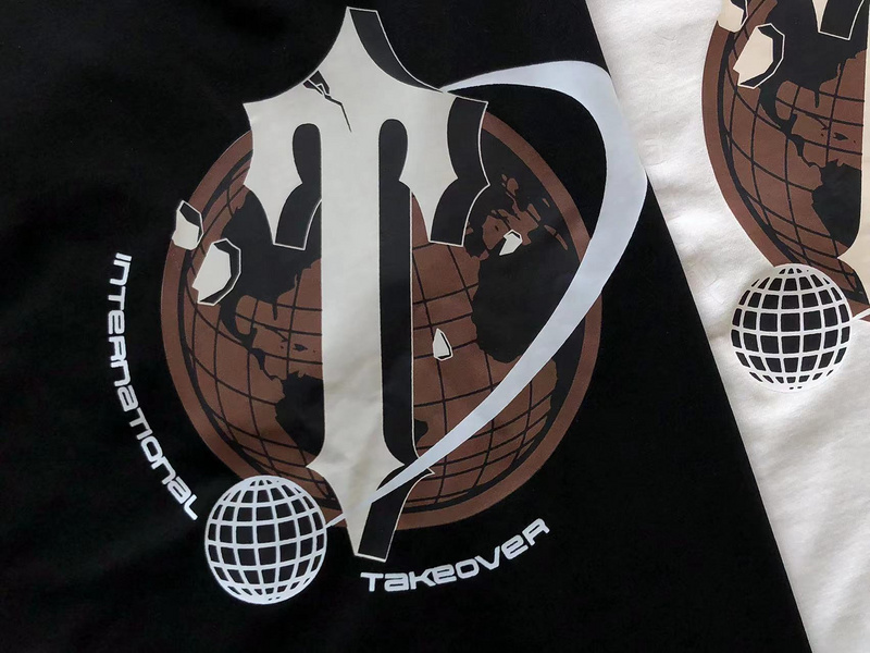 Футболка Trapstar Globe And Big Logo Back "Black" фото № 5