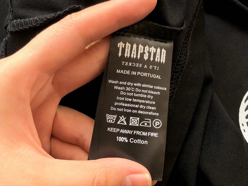 Футболка Trapstar Globe And Big Logo Back "Black" фото № 4