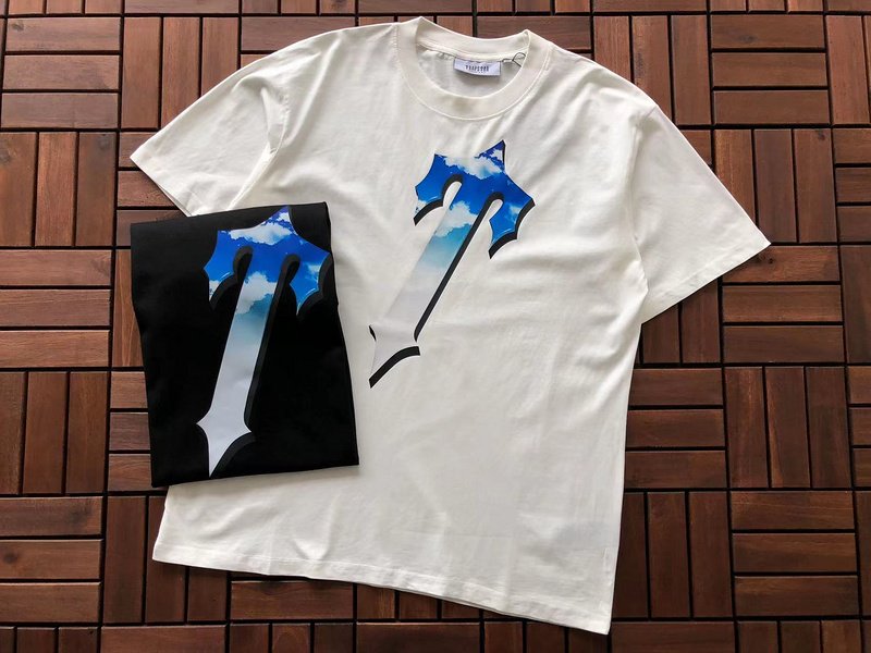 Футболка Trapstar Two Color Big Front Logo And Back Inscription "White" фото № 4