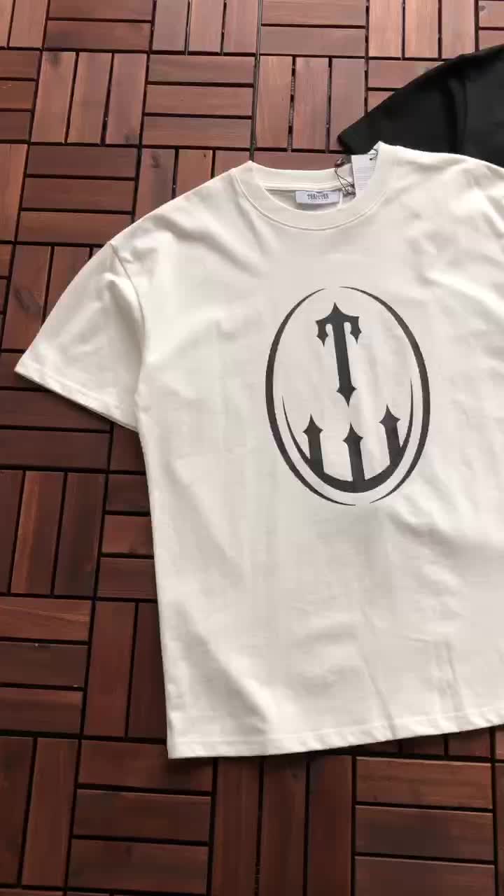 Футболка Trapstar Big Logo In Oval "White" фото № 4