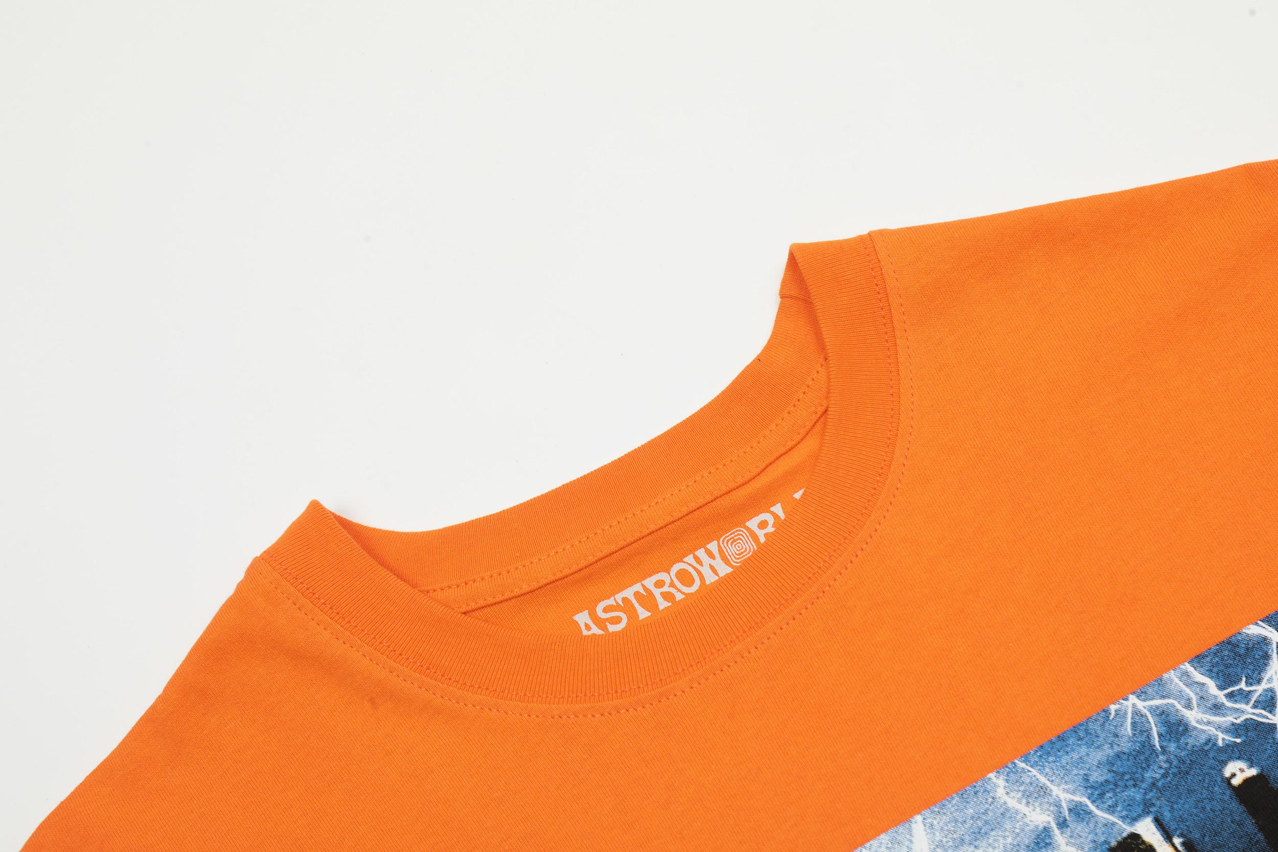 Футболка Travis Scott Astroworld Housetonfornication "Orange" фото № 5