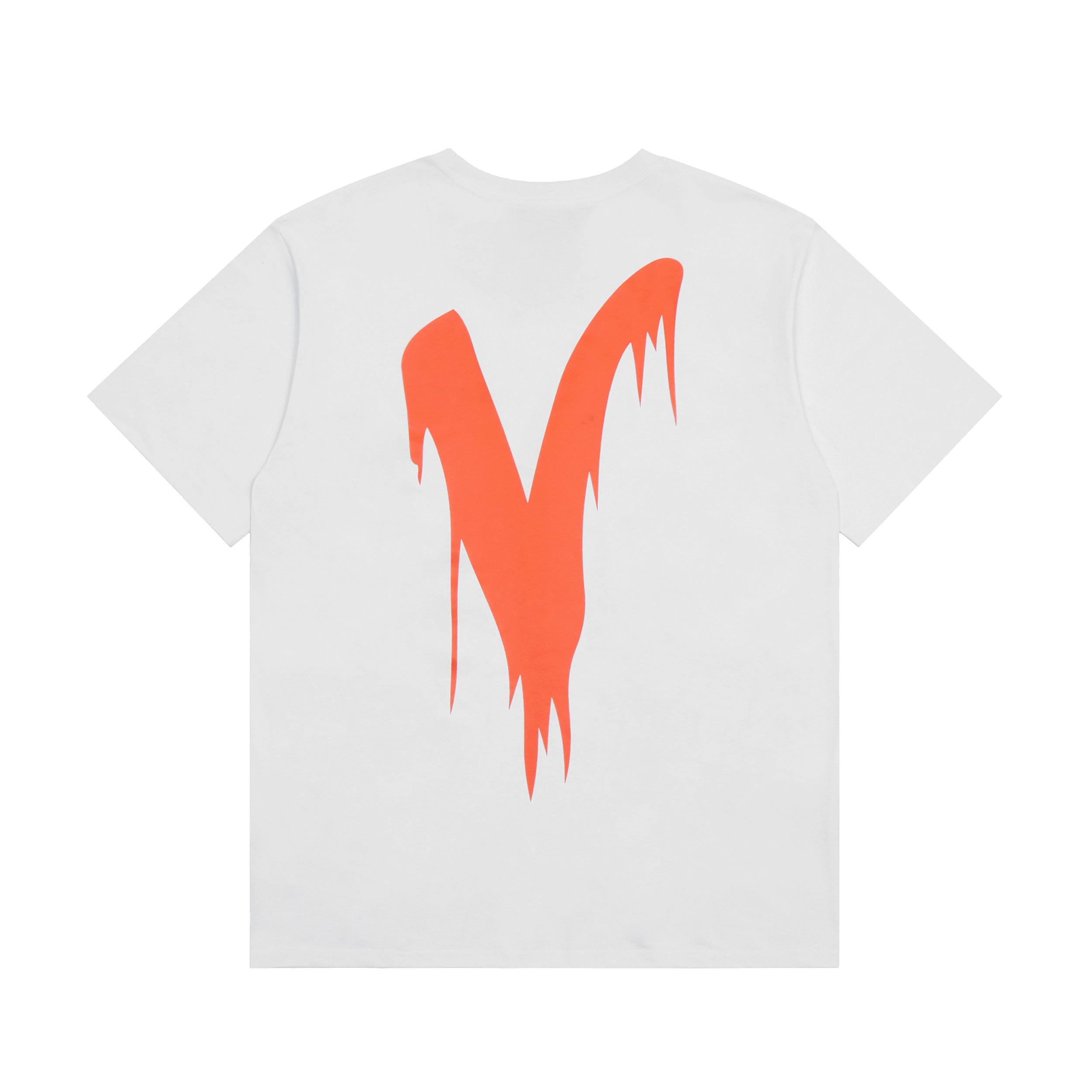 Футболка Vlone Smeared "White" фото № 2