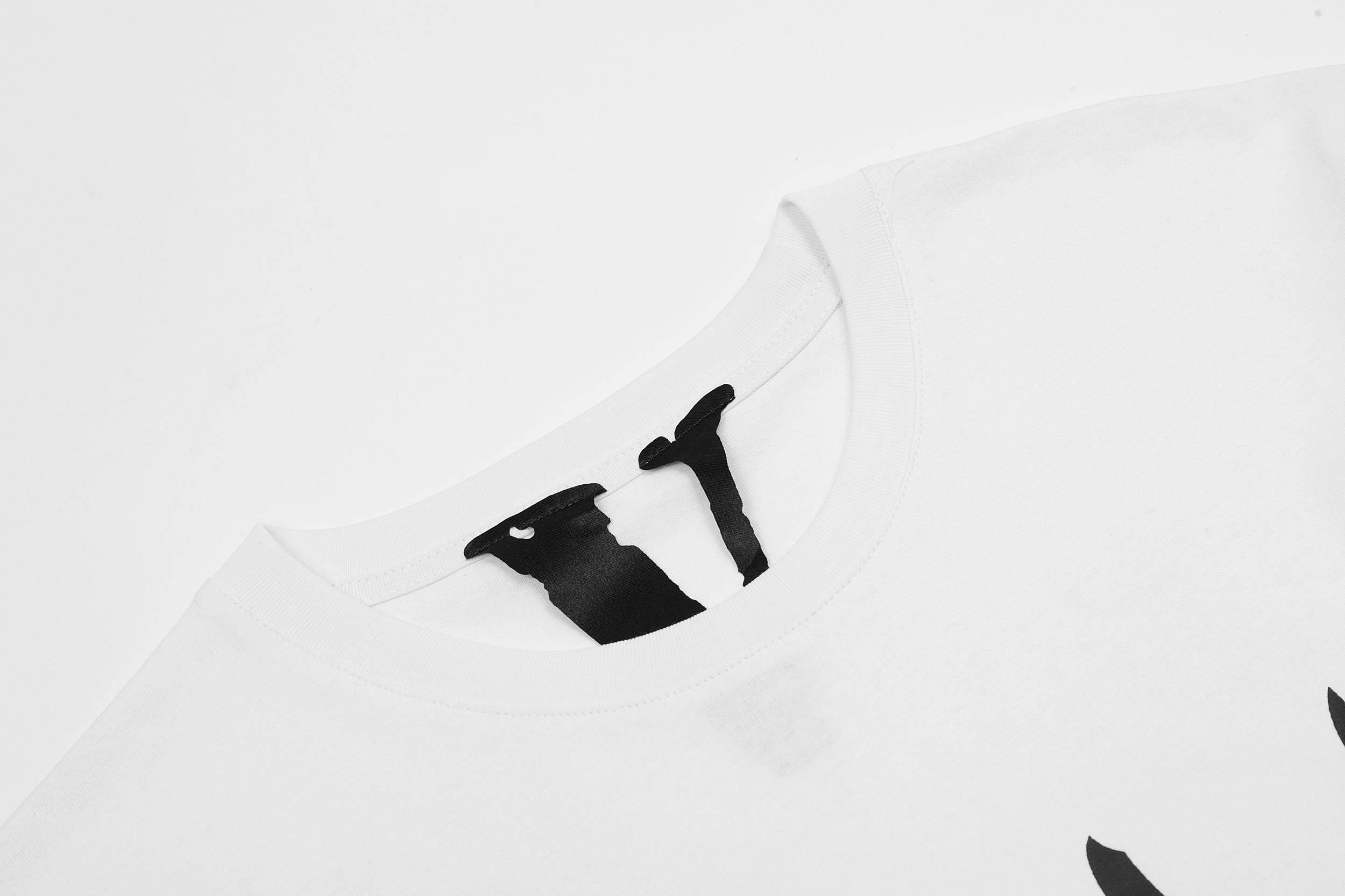 Футболка Vlone Smeared "White" фото № 9