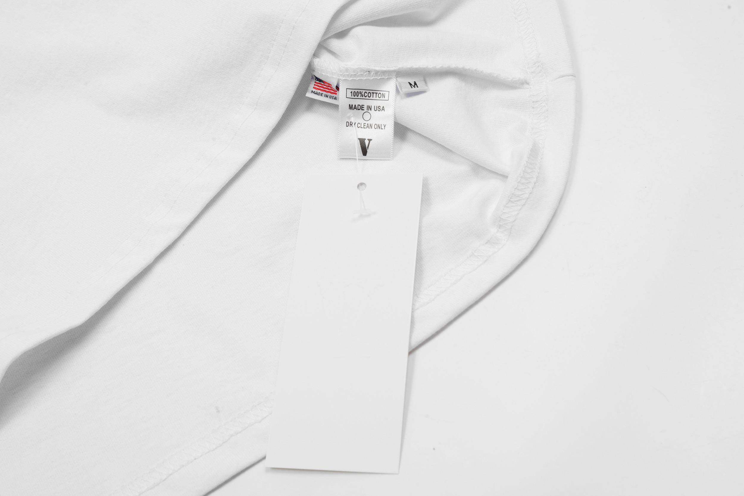 Футболка Vlone Friends Lips "White" фото № 9