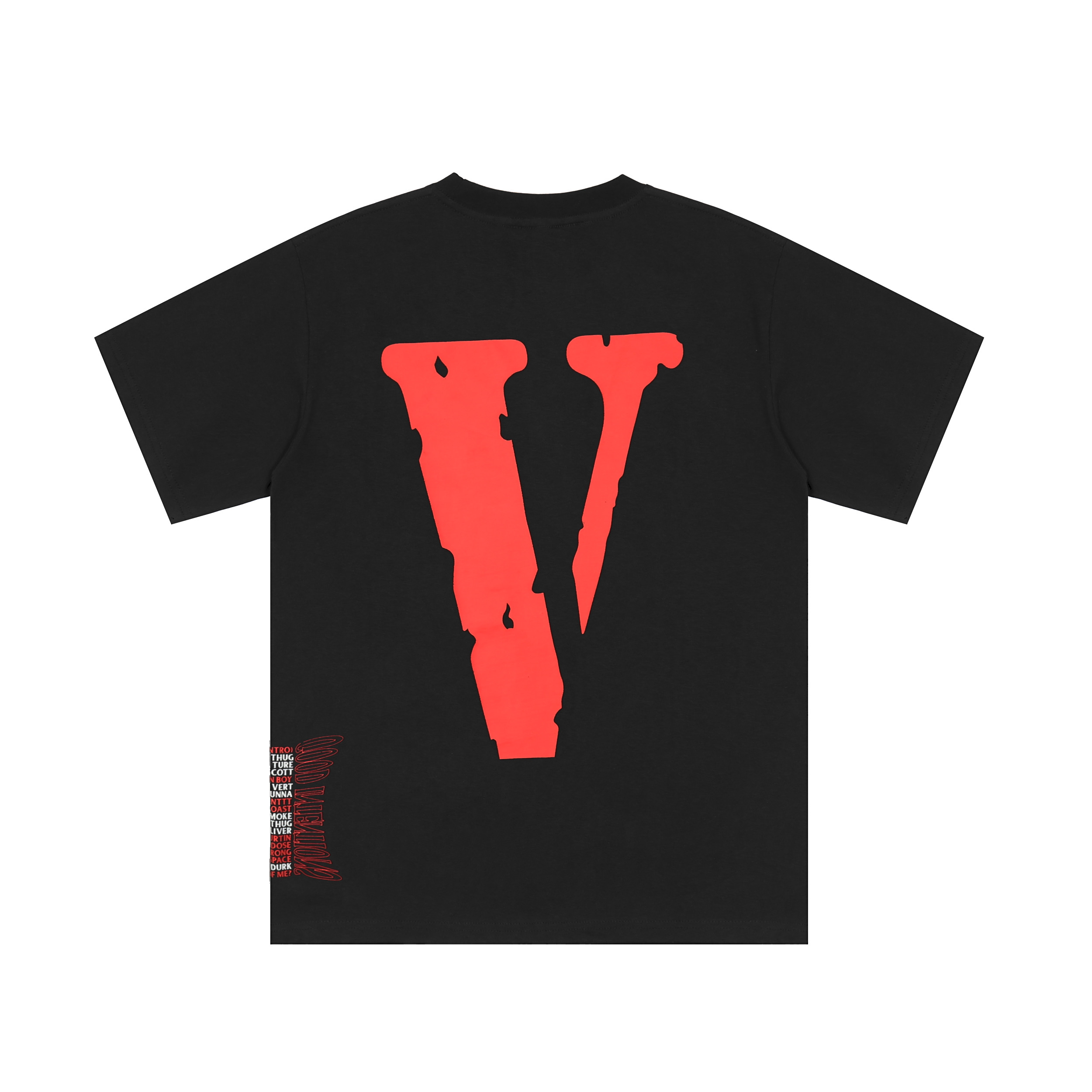 Футболка Vlone Just Good V-Intentions "Black" фото № 2