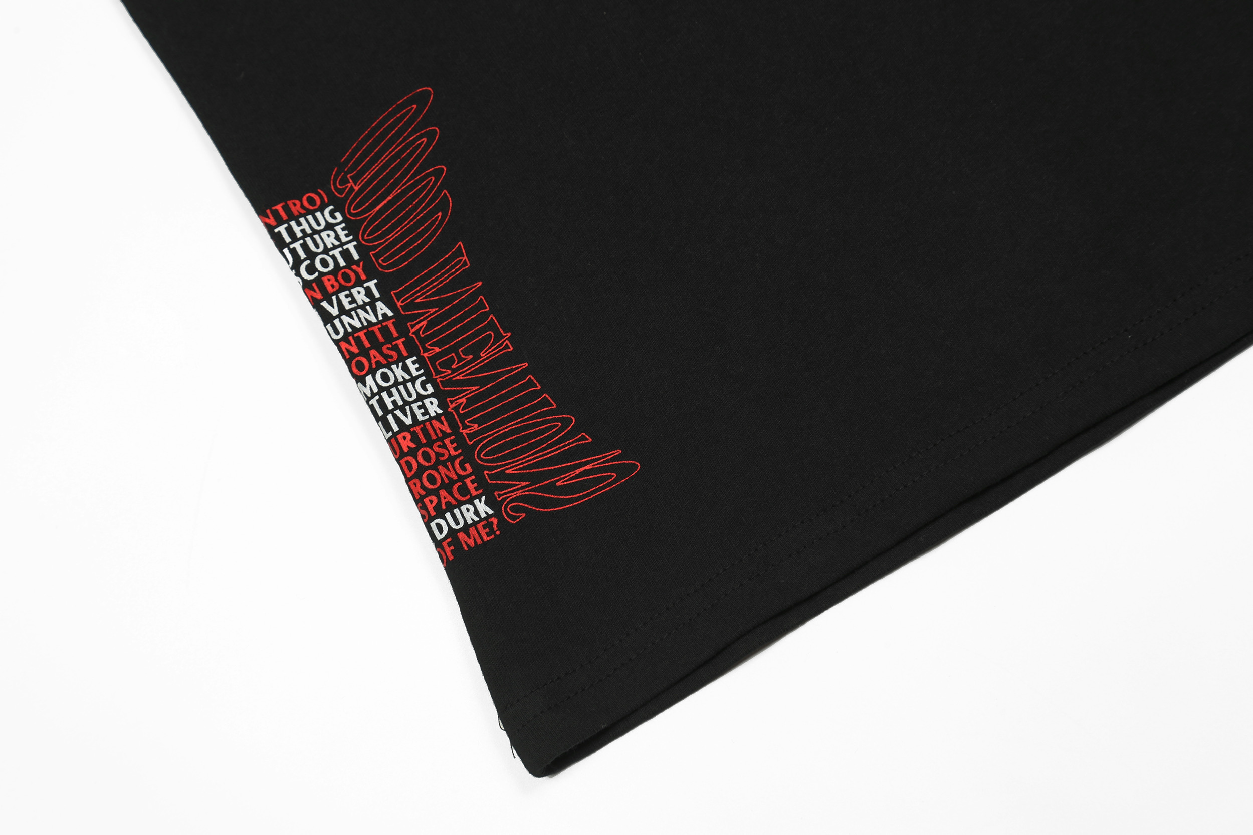 Футболка Vlone Just Good V-Intentions "Black" фото № 8