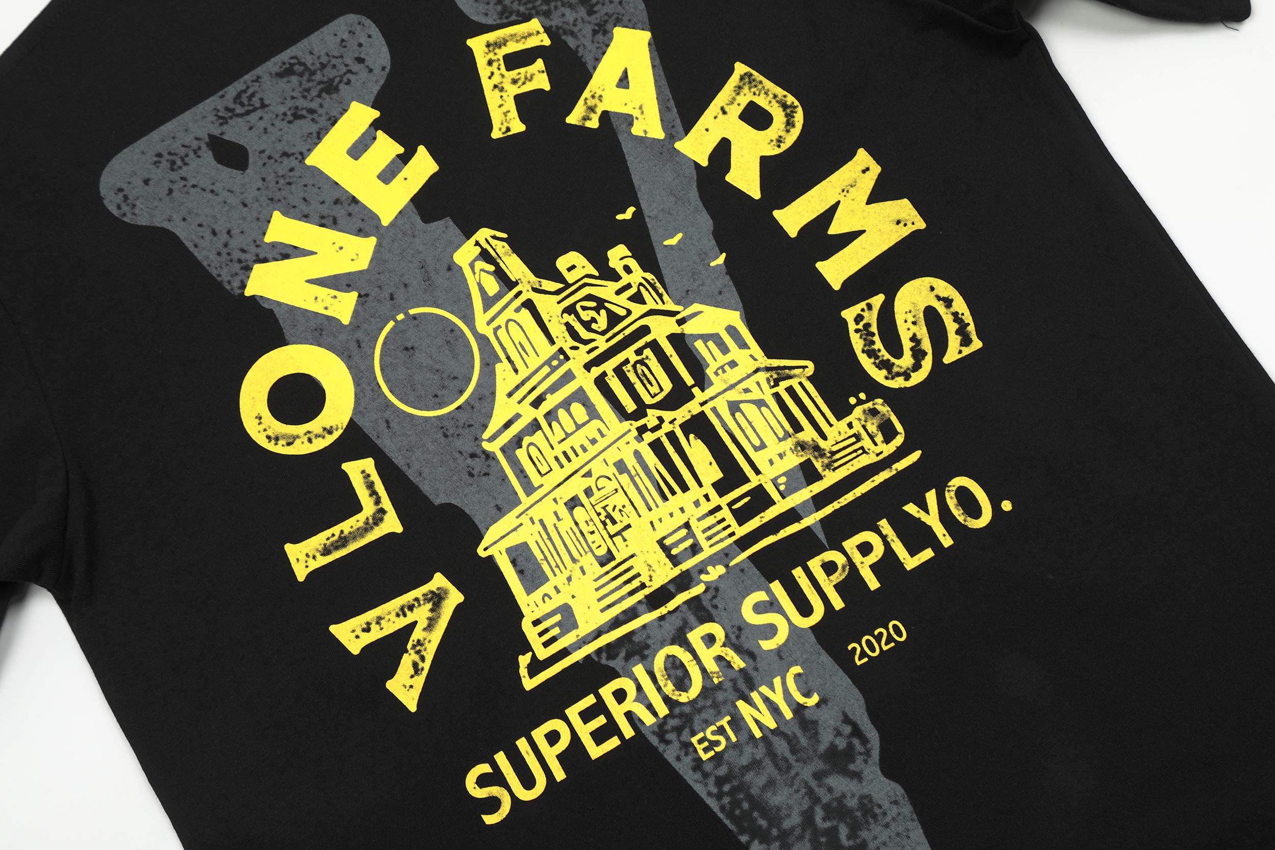 Футболка Vlone Farms Superior Manor "Black" фото № 5