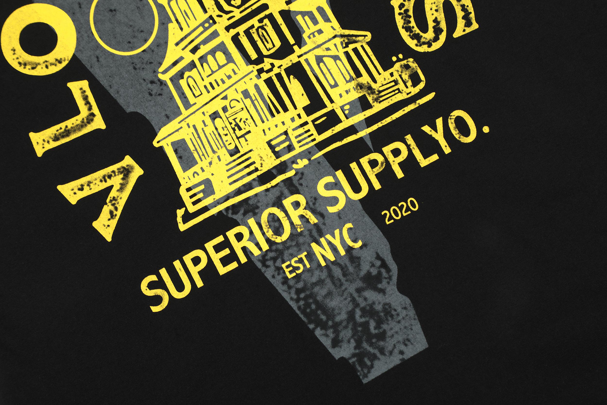 Футболка Vlone Farms Superior Manor "Black" фото № 7