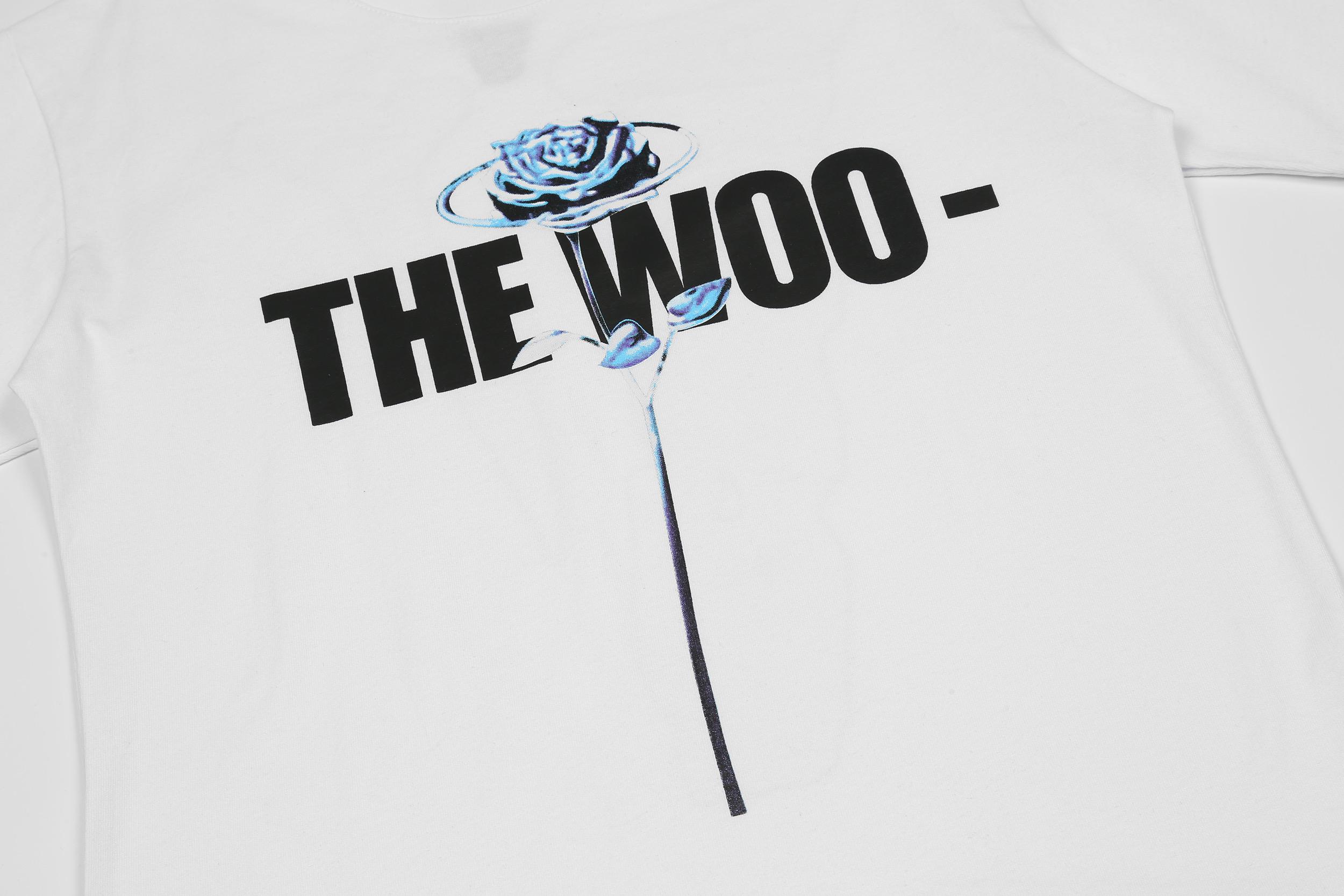 Футболка Vlone V The Woo- Blue Flower "White" фото № 7