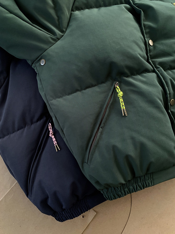 Пуховик Acne Studios Brand Logo "Green" фото № 3