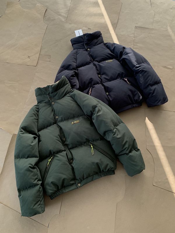 Пуховик Acne Studios Brand Logo "Green" фото № 5