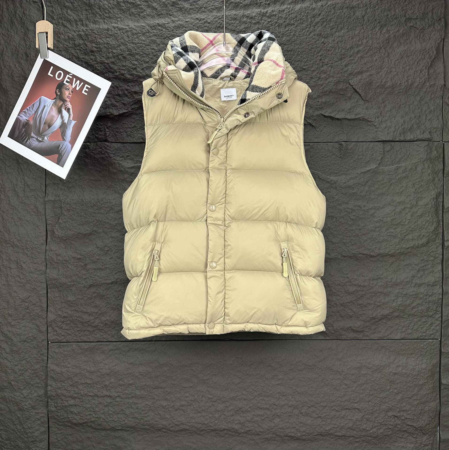 Пуховик Burberry Classic Detach "Beige" фото № 5