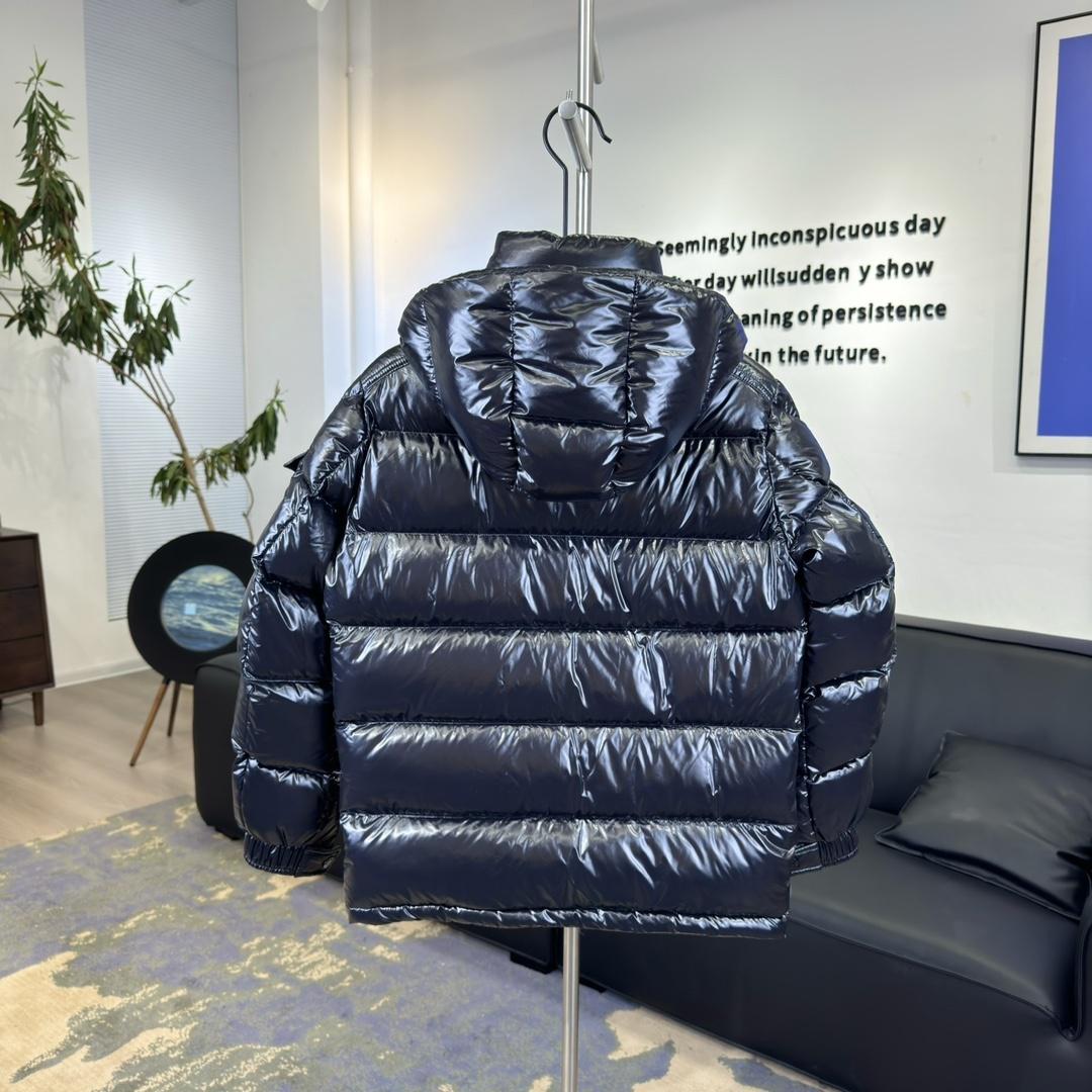 Пуховик Moncler Gles Hooded Puffer "Navy Blue" фото № 5