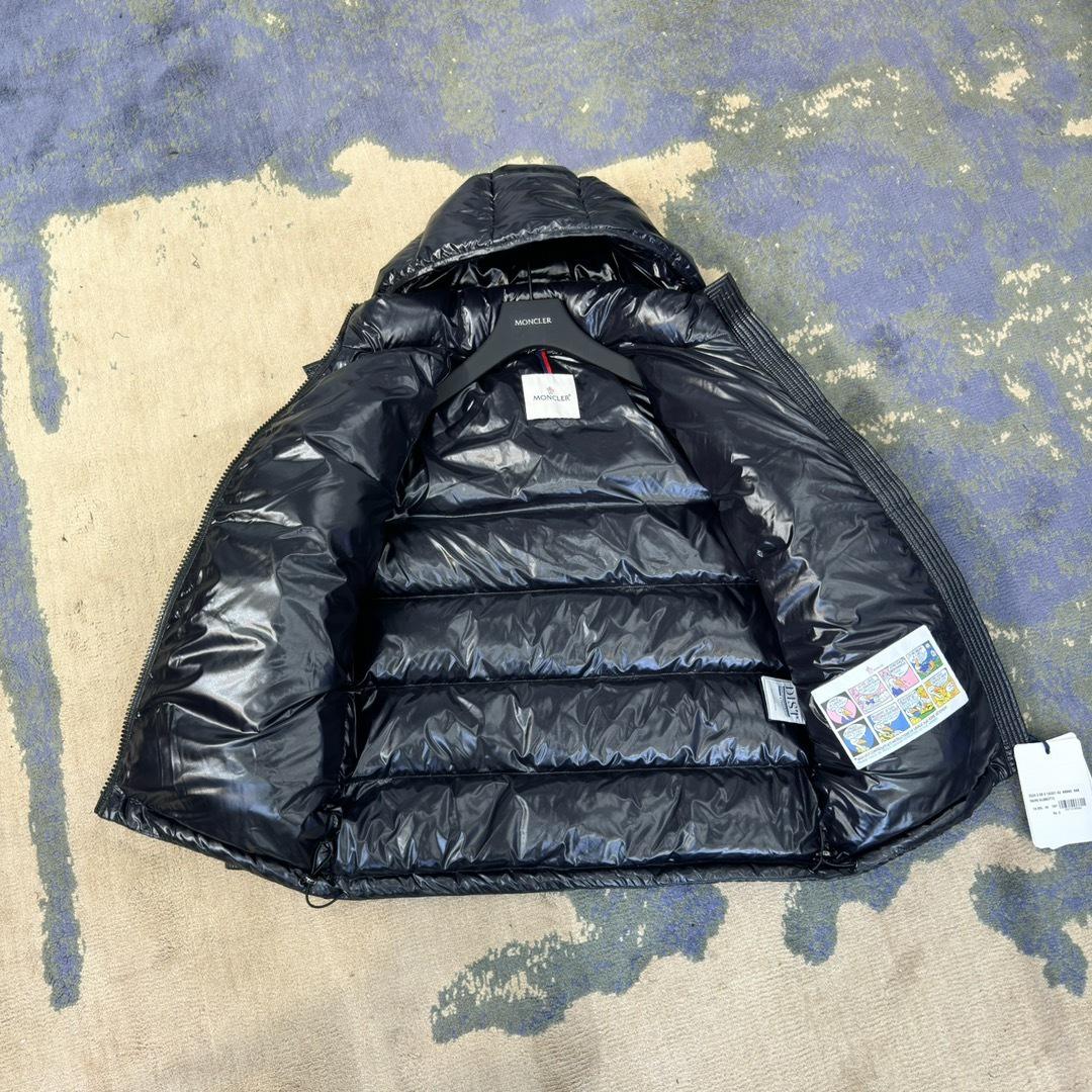 Пуховик Moncler Gles Hooded Puffer "Navy Blue" фото № 4