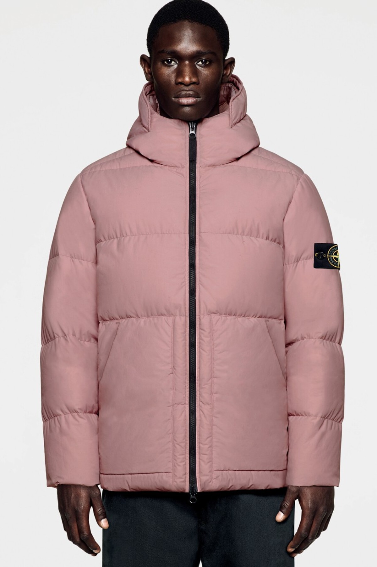 Пуховик Stone Island New Collection "Pink" фото № 3