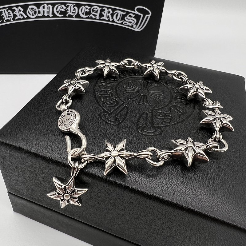 Браслет Chrome Hearts Made Of Flowers "Silver" фото № 2