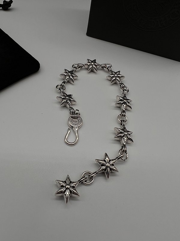 Браслет Chrome Hearts Made Of Flowers "Silver" фото № 9