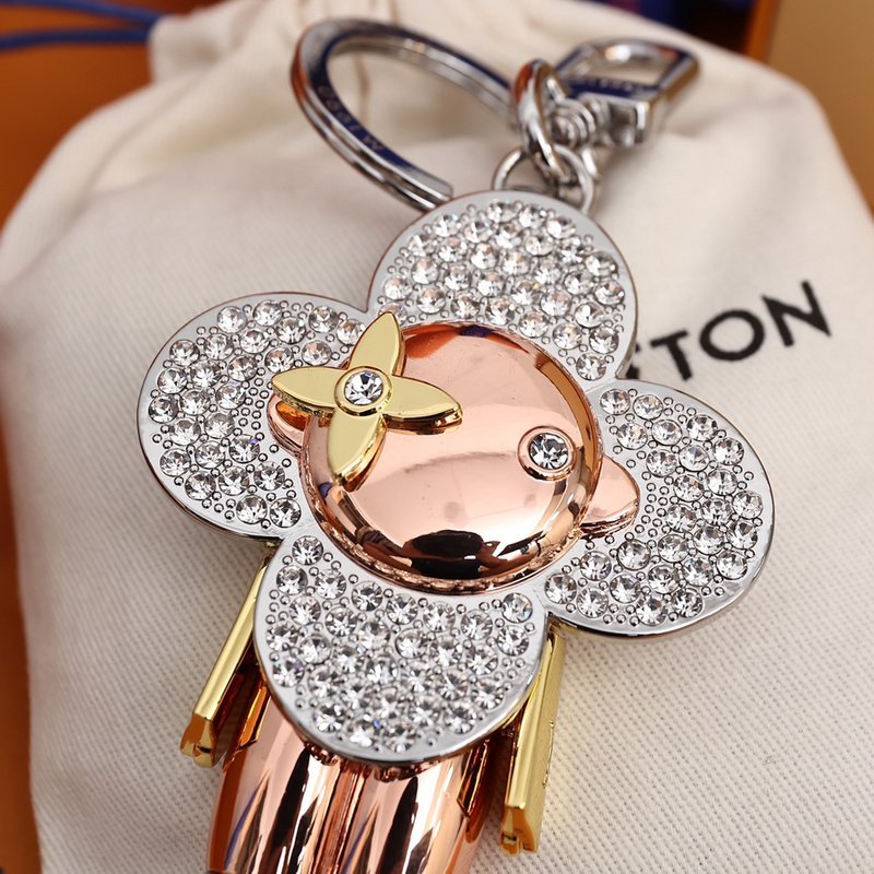 Брелок Louis Vuitton Man With Flower Face "White" фото № 3