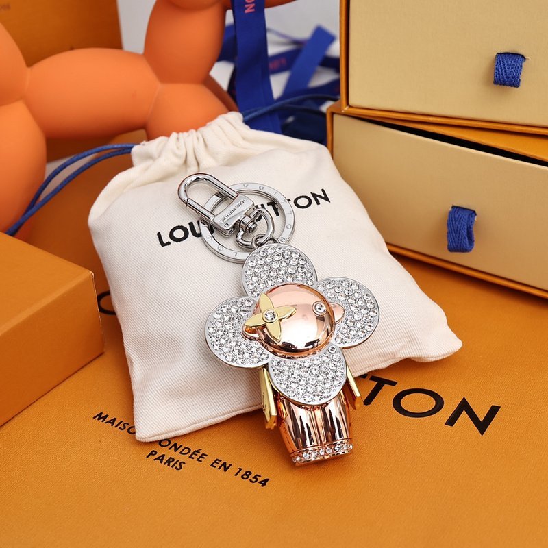 Брелок Louis Vuitton Man With Flower Face "White" фото № 4