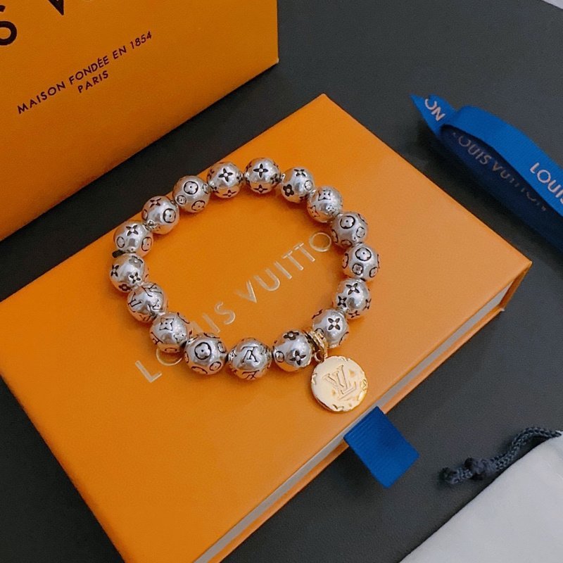 Браслет Louis Vuitton Balls Chain "Silver" фото № 5