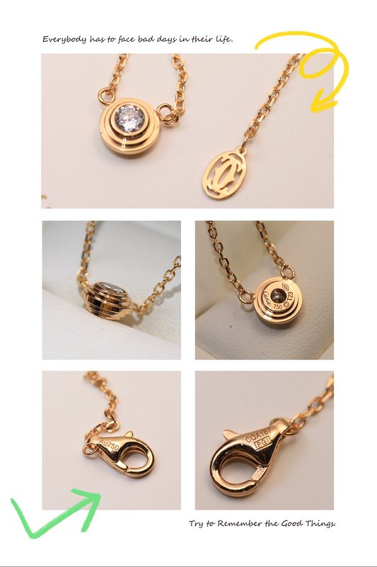 Подвеска Cartier Big Rhinestone Inside "Gold" фото № 4