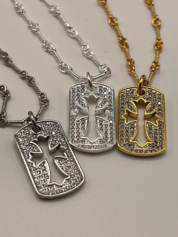 Подвеска Chrome Hearts Cross Icon "Silver/Gray" фото № 4