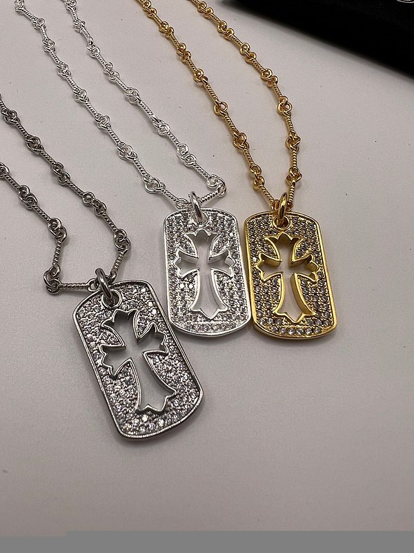 Подвеска Chrome Hearts Cross Icon "Silver/Gray" фото № 3