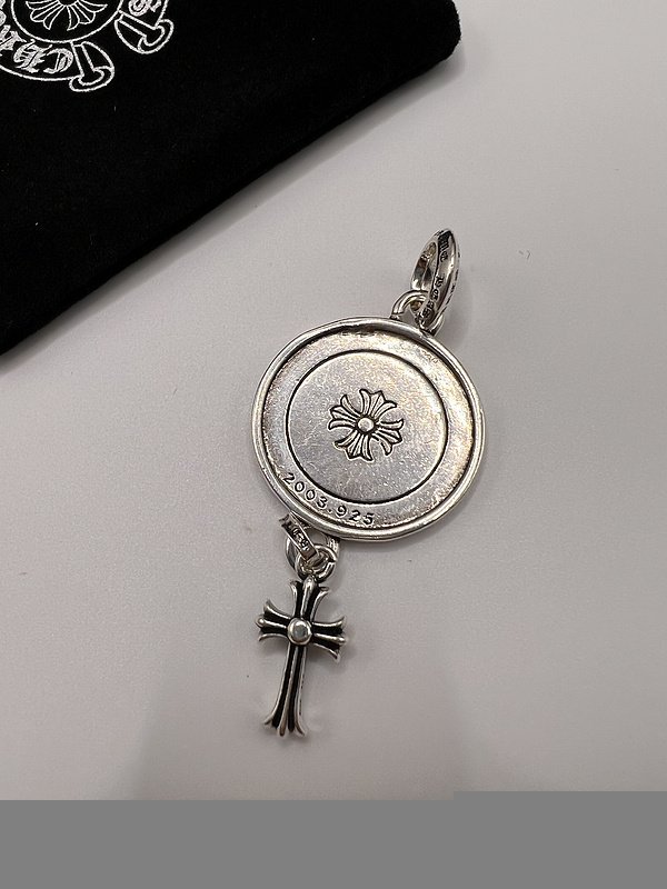 Подвеска Chrome Hearts Unusual Dagger And Cross "Silver" фото № 2