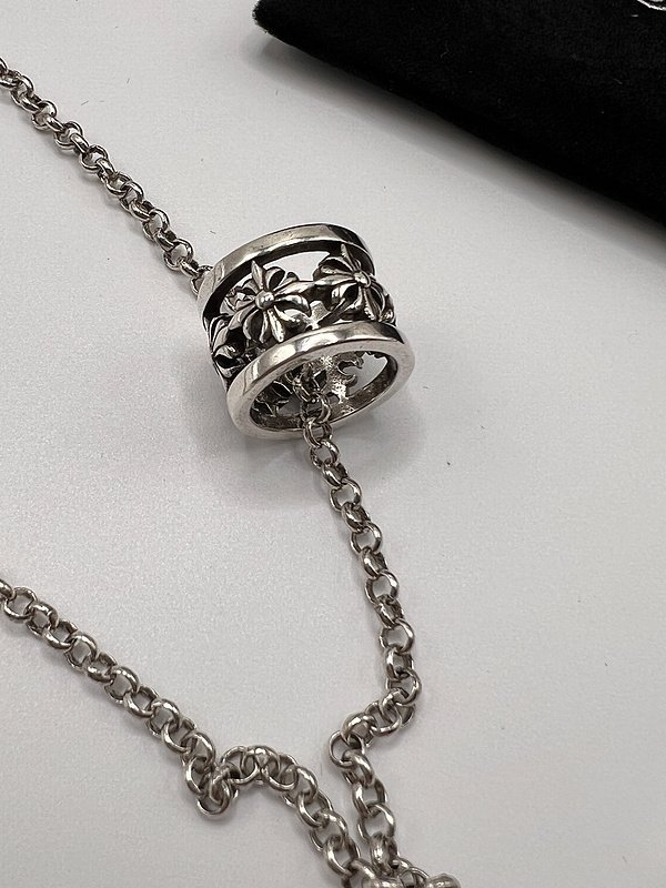 Подвеска Chrome Hearts With Ring - Dagger "Silver" фото № 3