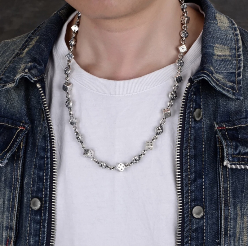 Подвеска Chrome Hearts Chain Cube "Silver" фото № 4