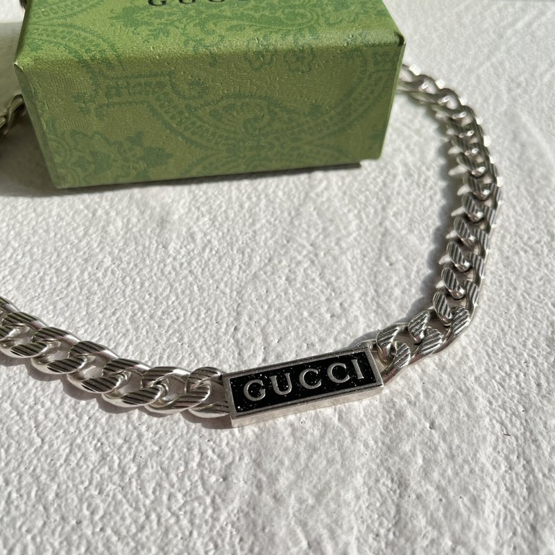 Подвеска Gucci Big Chain "Silver" фото № 2