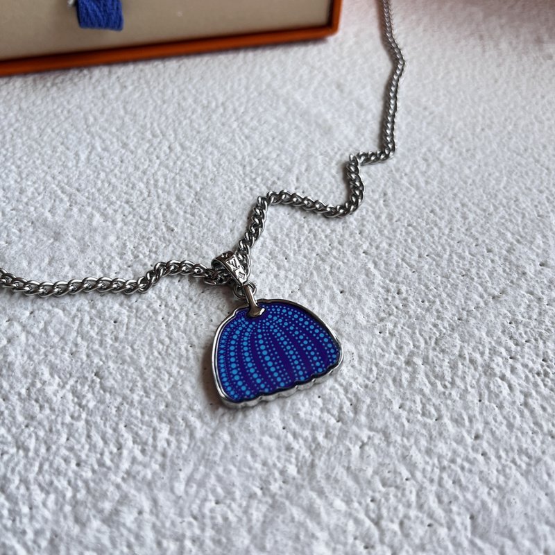 Подвеска Louis Vuitton Seashell "Silver/Blue" фото № 2