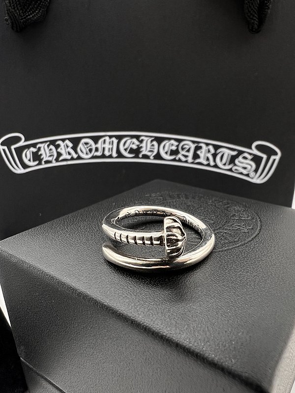 Кольцо Chrome Hearts Spiral Shape "Silver" фото № 3