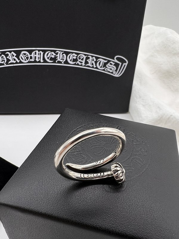 Кольцо Chrome Hearts Spiral Shape "Silver" фото № 4