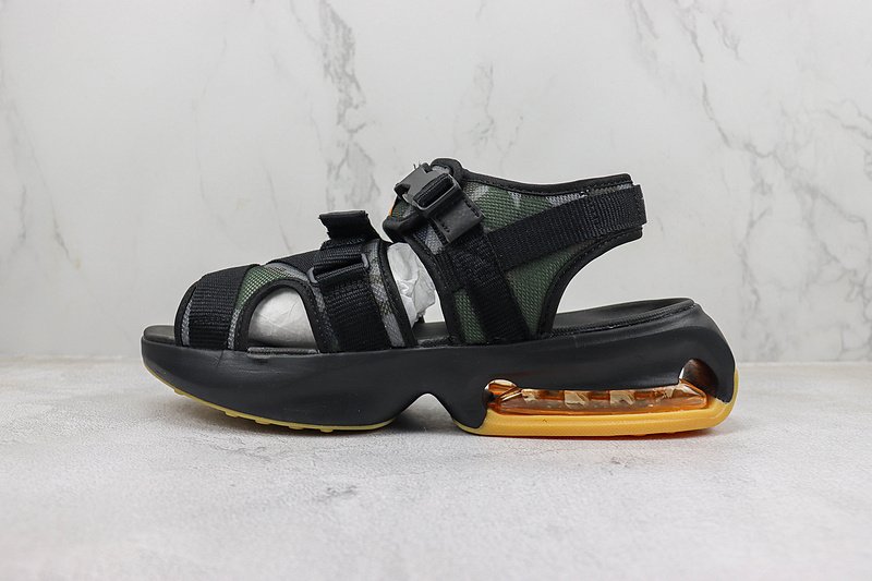 Nike Air Max Sol Sandal "Black/Vivid Orange" фото № 2