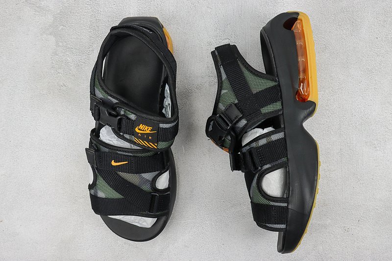 Nike Air Max Sol Sandal "Black/Vivid Orange" фото № 6