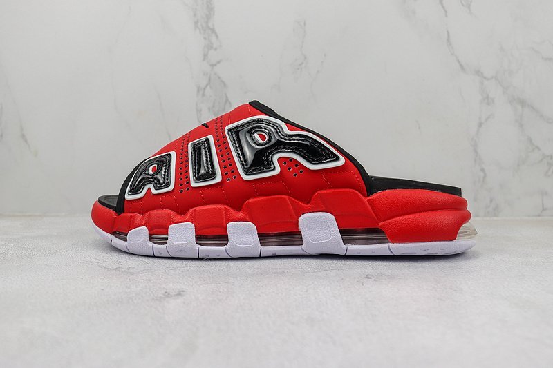 Nike Air More Uptempo Slide "Red/White/Black" фото № 2