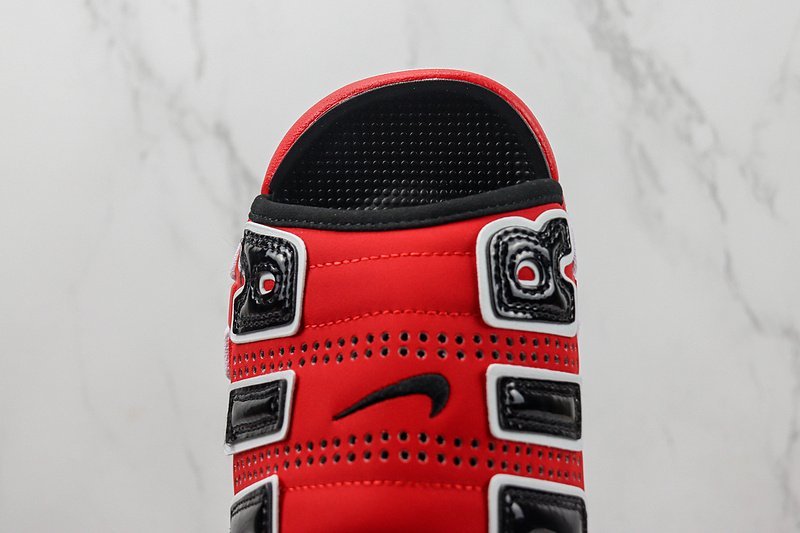 Nike Air More Uptempo Slide "Red/White/Black" фото № 3