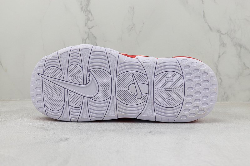 Nike Air More Uptempo Slide "Red/White/Black" фото № 8