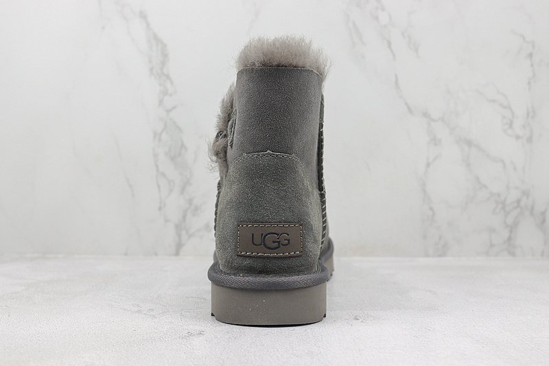 UGG Bailey Button Mini "Grey" фото № 9
