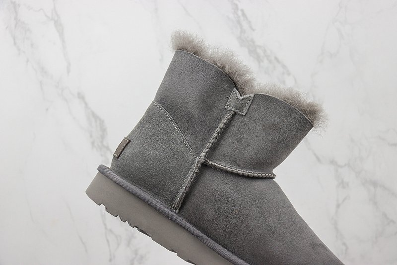 UGG Bailey Button Mini "Grey" фото № 3
