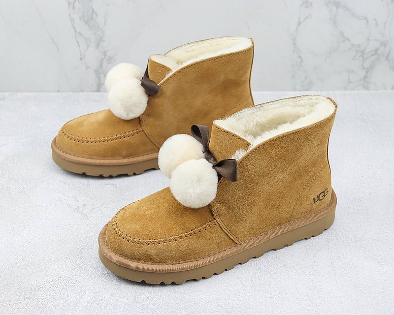 UGG Kallen Pom Pom "Beige" фото № 6