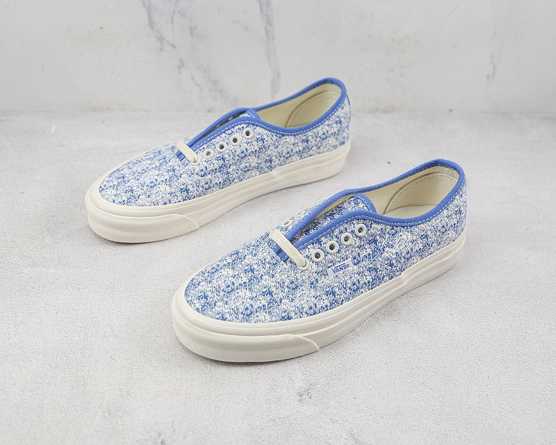 Vans Authentic "White/Blue" фото № 5
