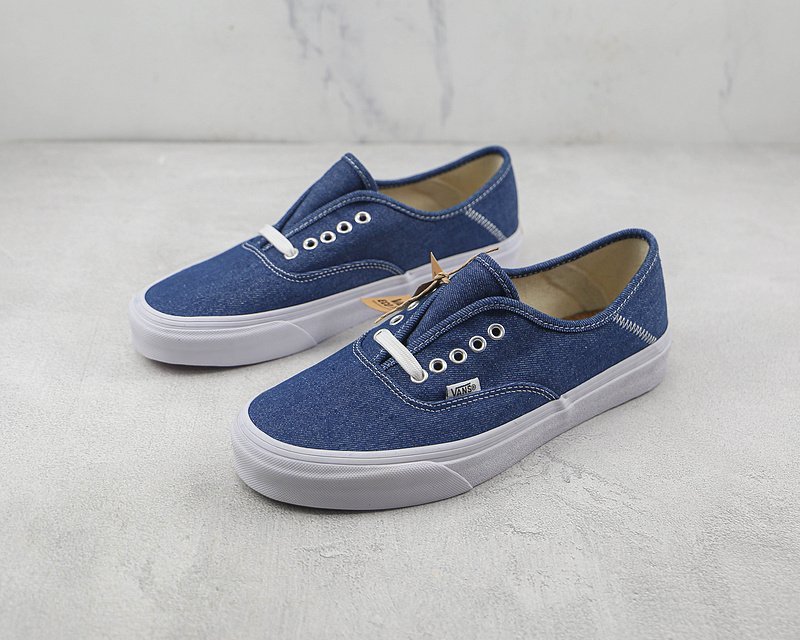 Vans Authentic "Denim Blue/White Stitch" фото № 5